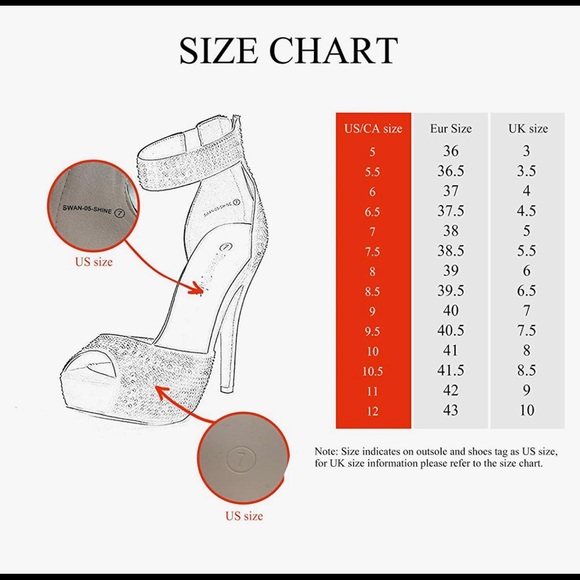 NWT Swan-05 High Heel Plaform Dress Pump, STUNNING! Multiple sizes available! - Picture 12 of 15